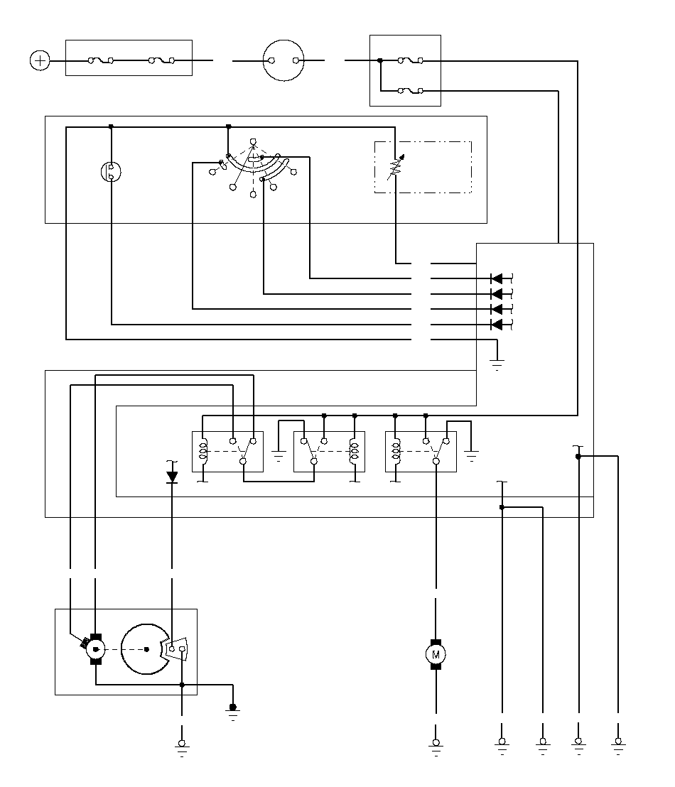 Windshield Wiper/Washer Circuit Diagram