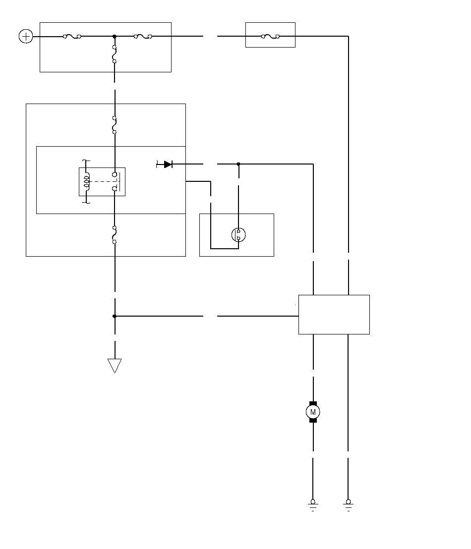 Headlight Washer Circuit Diagram